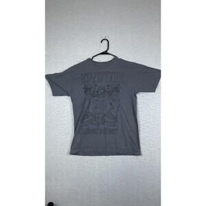 Led Zeppelin Shirt Mens Medium Gray Graphic Rock Band Tee‎ A Stairway To Heaven